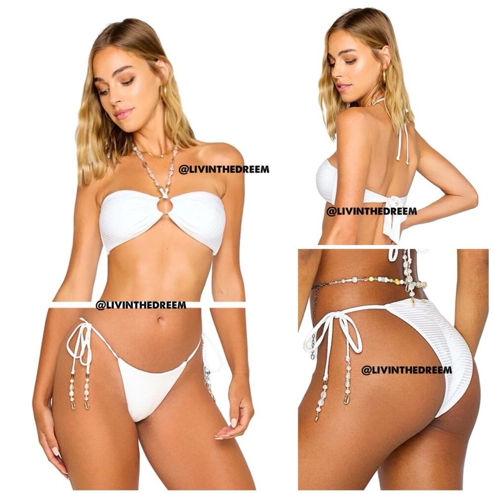 Keels Bandeau Top XL & Constance Tie Side Bottom XL $230